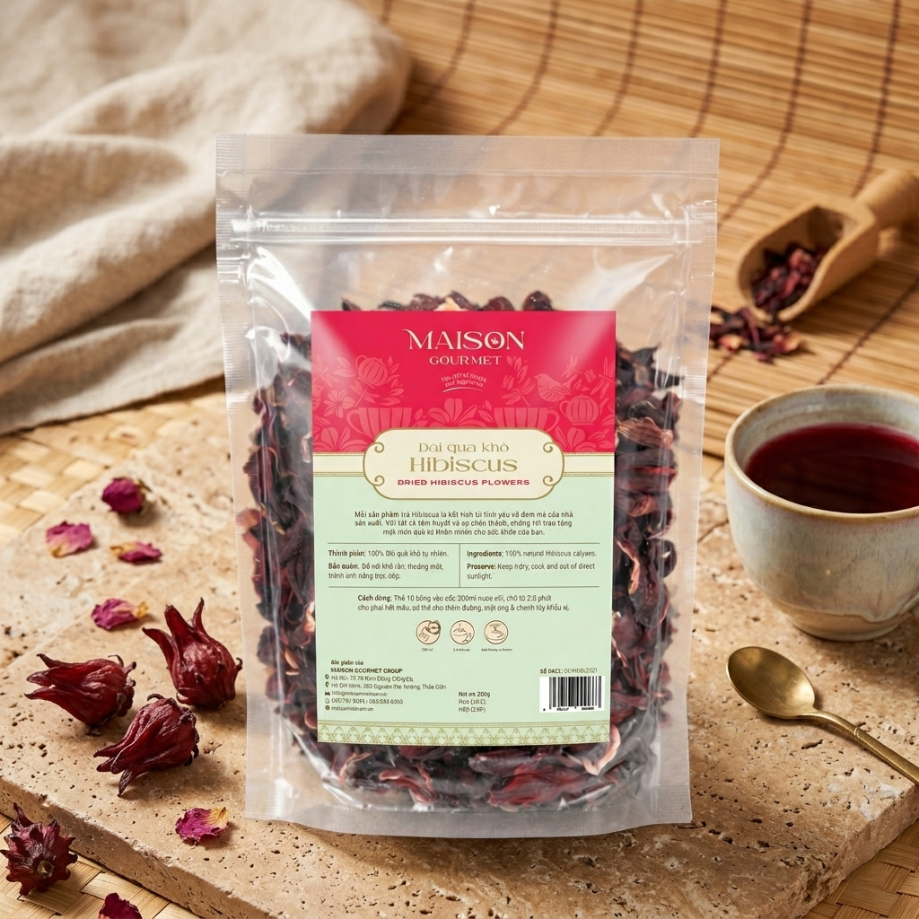 Đài Quả Khô Hibiscus 500g