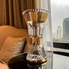Lọ Hoa Bó Mạ Khảm Vàng Romantic 30.5cm