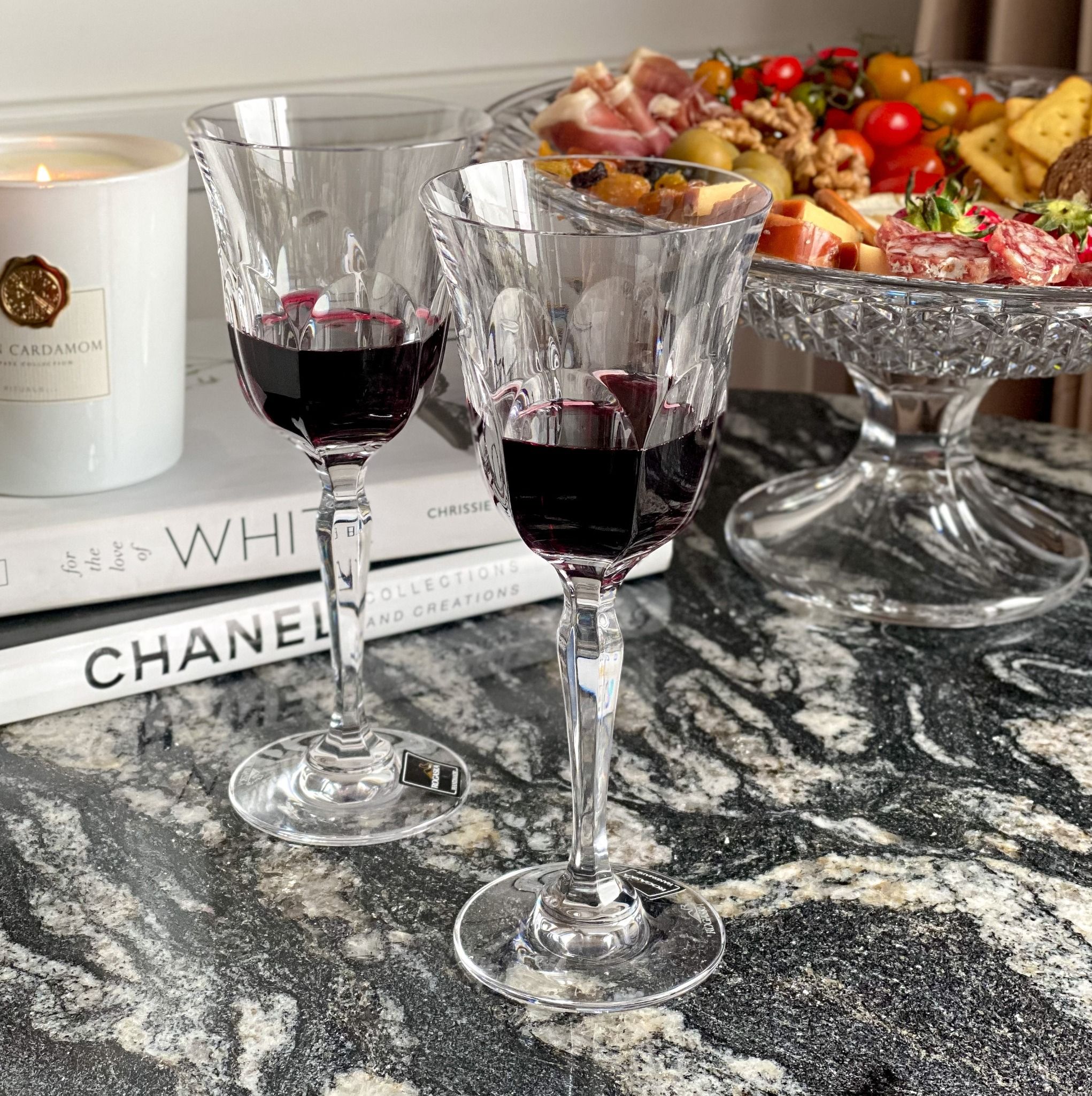 Set 2 Ly Pha Lê Goblet Aulide