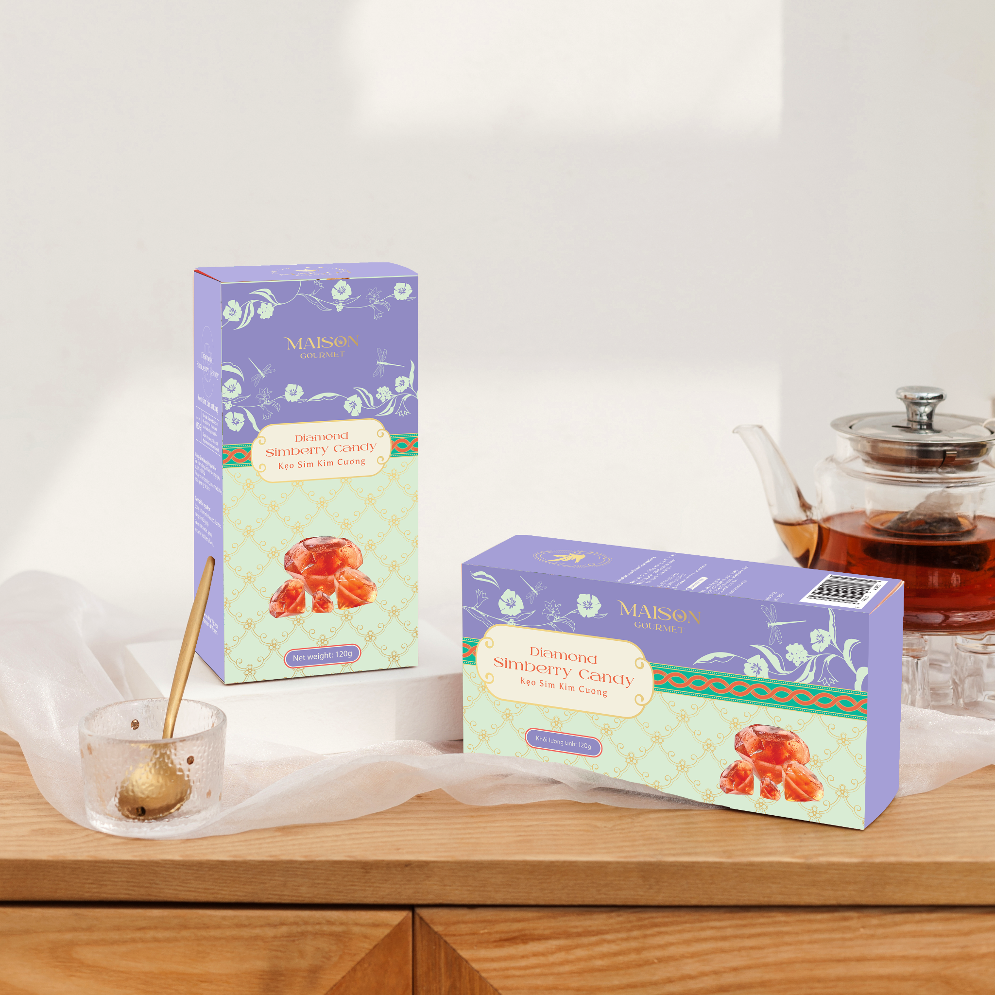 Kẹo Sim Kim Cương 120g