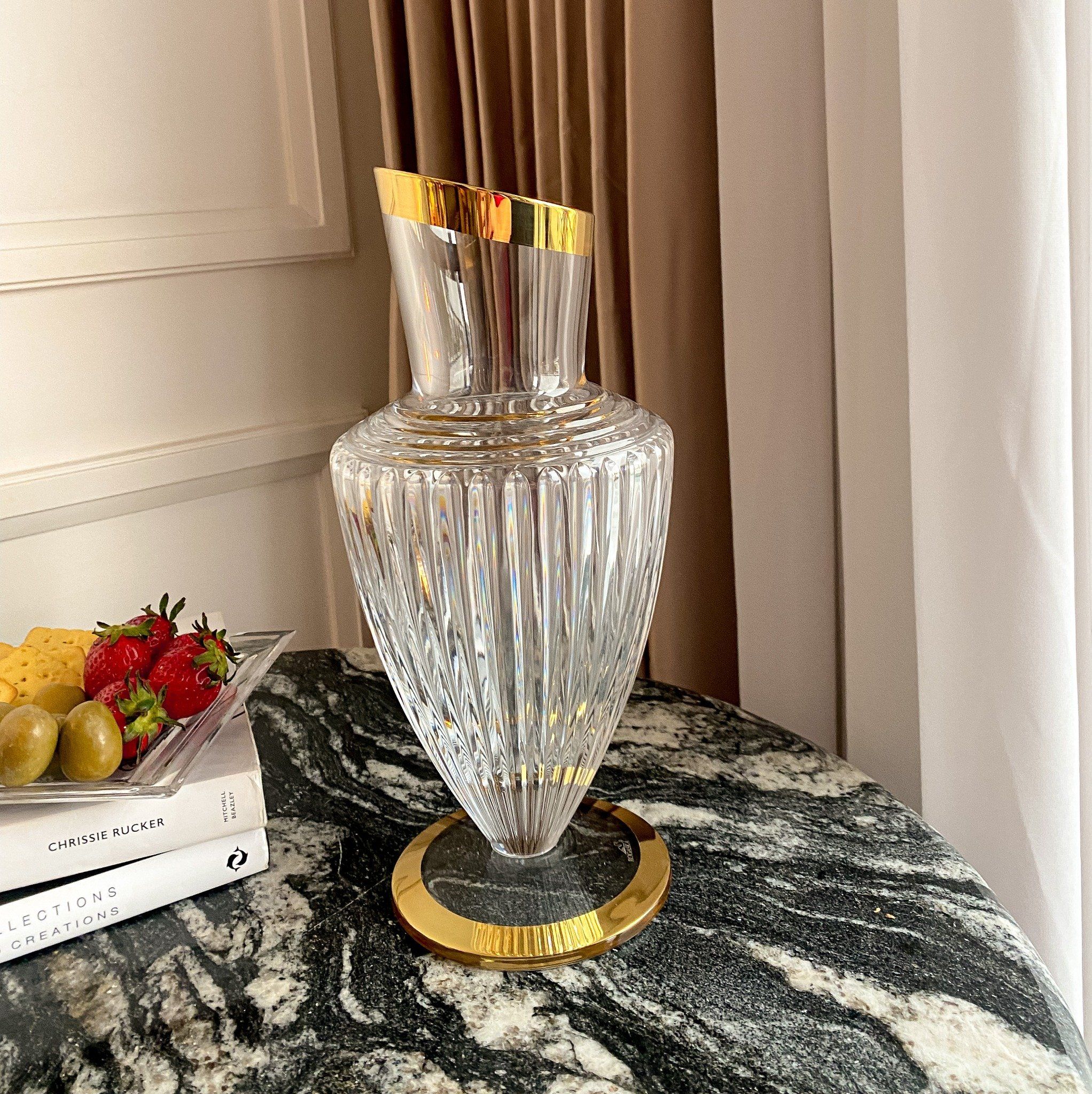 Lọ Chân Đế Amphora Gold 32cm