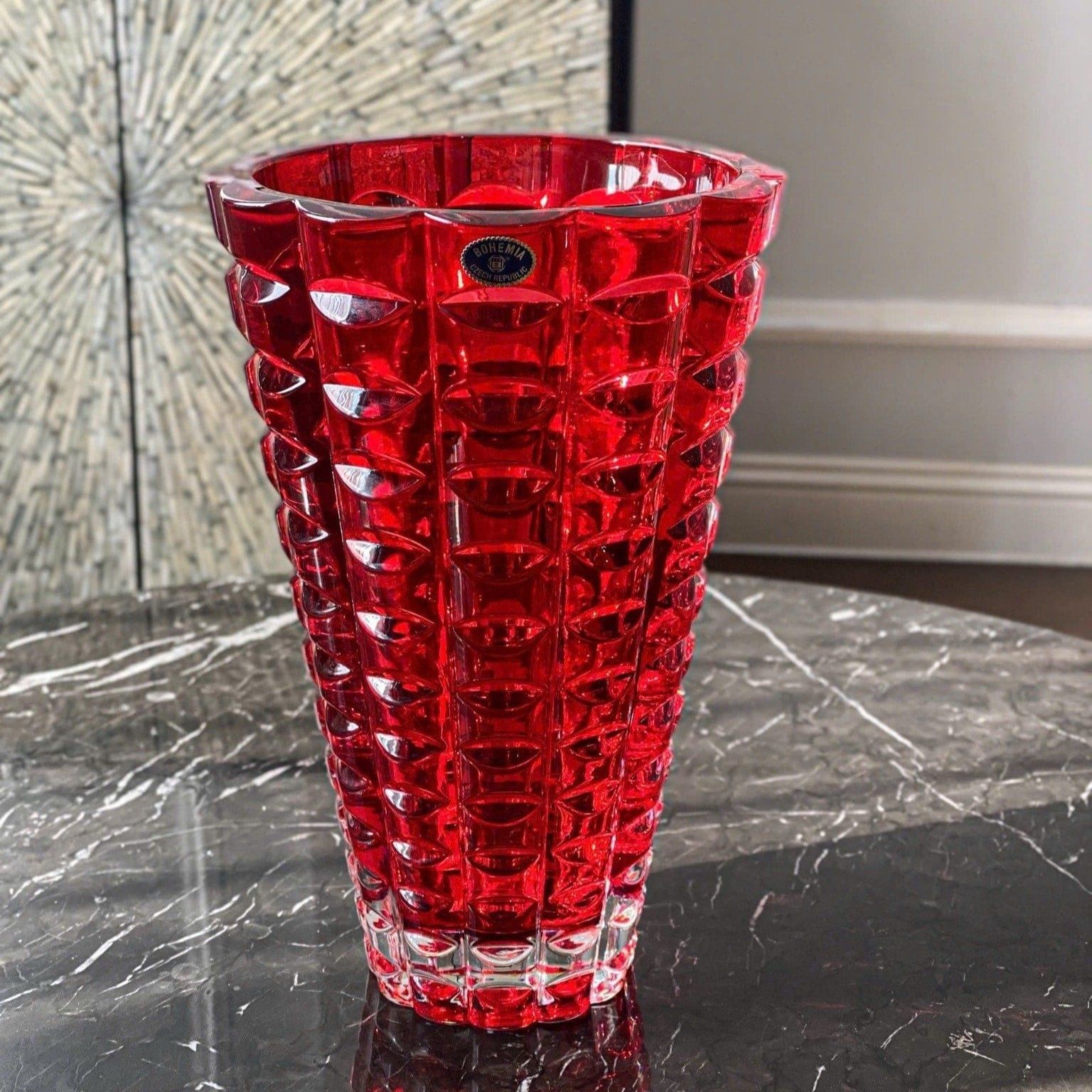 Lọ Hoa Millenium Đỏ 26cm