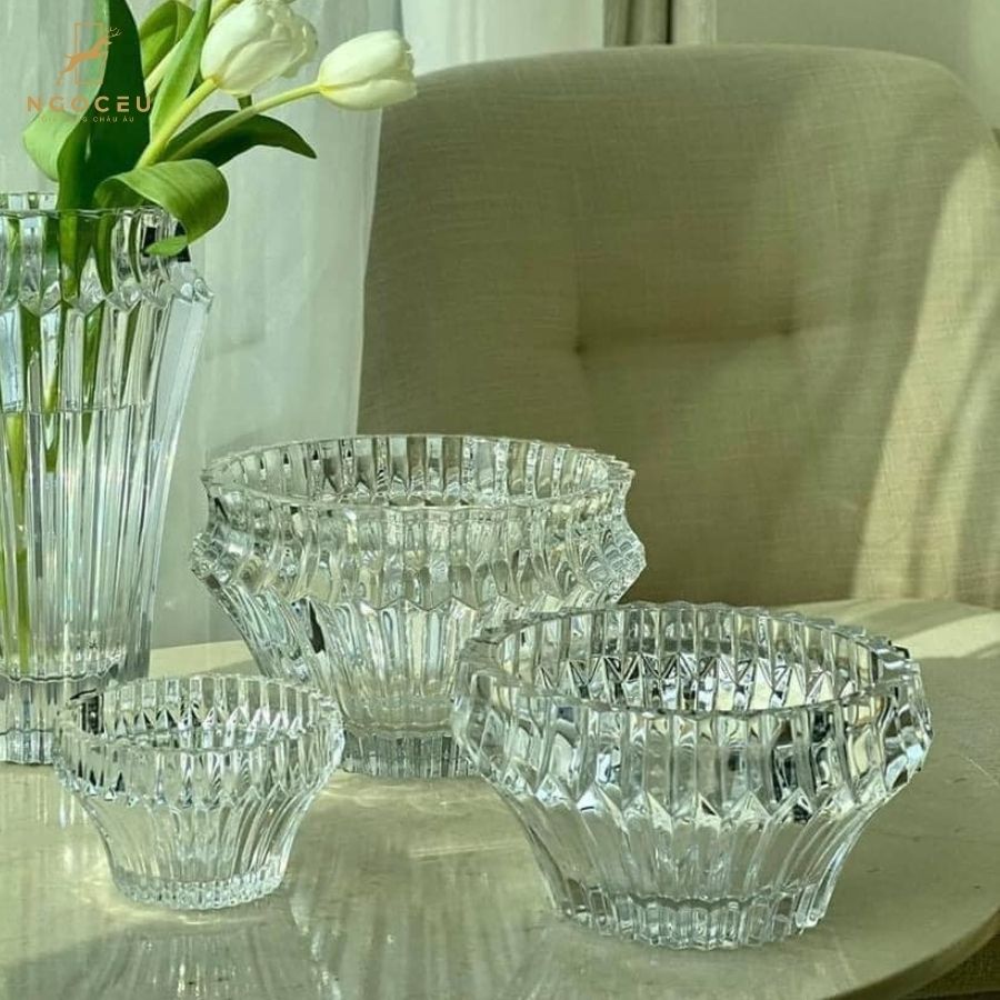 Tô Pha Lê Crown Jewel 23cm