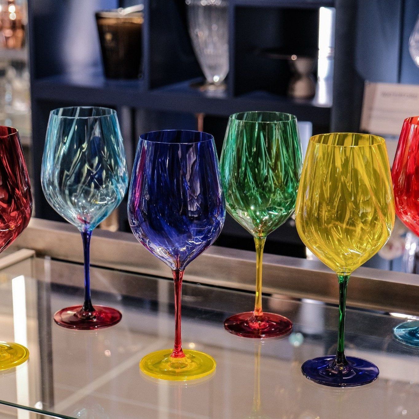 Set 6 Ly Vang Uria Màu 600ml