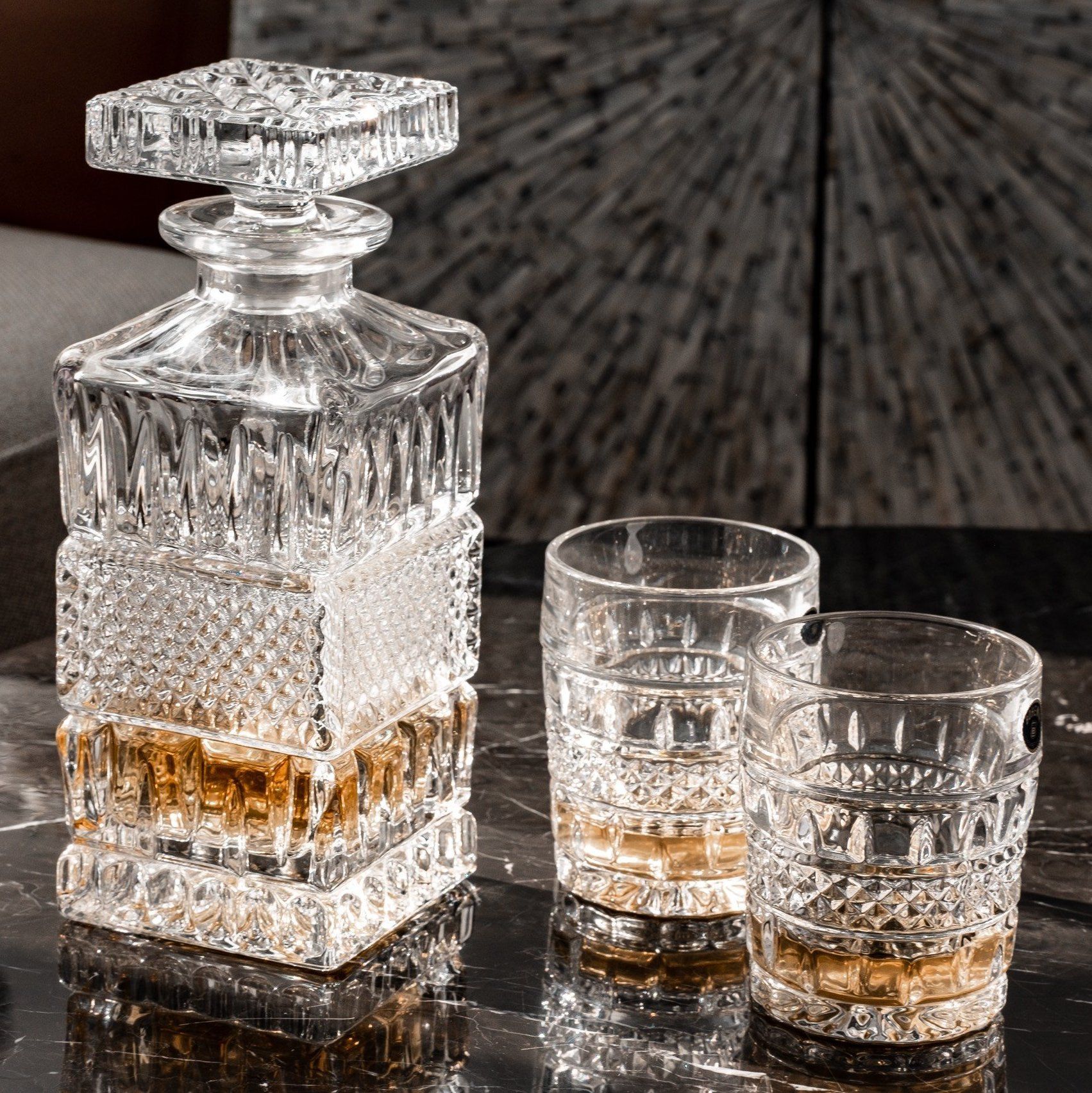 Bộ Bình Rượu Whisky Brittany