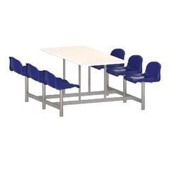 Bàn Ăn Công Nghiệp liền ghế BA03