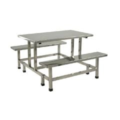 Bàn Ăn Công Nghiệp Inox 1m5 BA06I-15