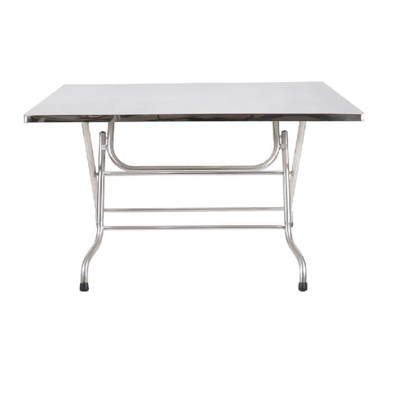 Bàn Ăn Gấp Gọn inox chân Ø32 BCN712BC