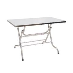 Bàn Ăn Gấp Gọn inox chân Ø32 BCN712BC