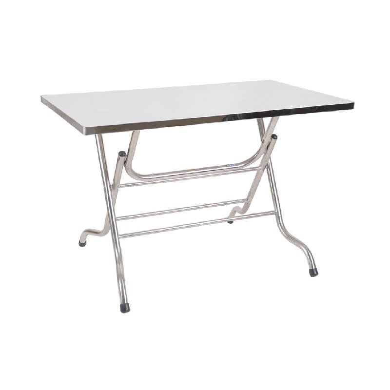 Bàn Ăn Gấp Gọn inox 1m3 BCN813BR