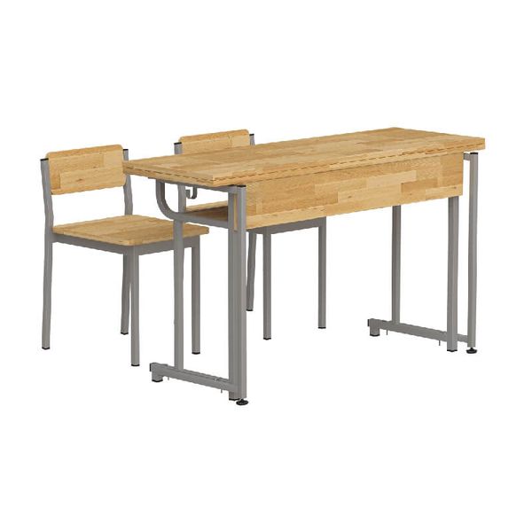 Bàn Bán Trú lớp 8-9 gỗ tự nhiên BBT103-6G