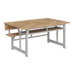 Bàn Bán Trú lớp 1-2 gỗ tự nhiên BBT104AG