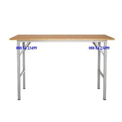 Bàn gấp chân sắt 1m8 BG05-518 có giằng 25