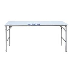Bàn gấp chân sắt 1m2x70 BG05-712 có giằng 25