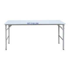 Bàn gấp chân sắt 1m2 x 50 BG05-512 có giằng 25
