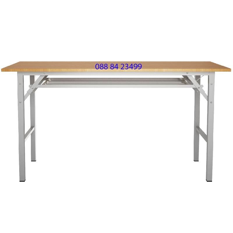 Bàn gấp chân sắt 1m8 BG05B-518 có ngăn