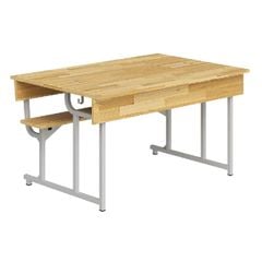 Bàn Bán Trú trường cấp 2 BBT101CG gỗ cao su