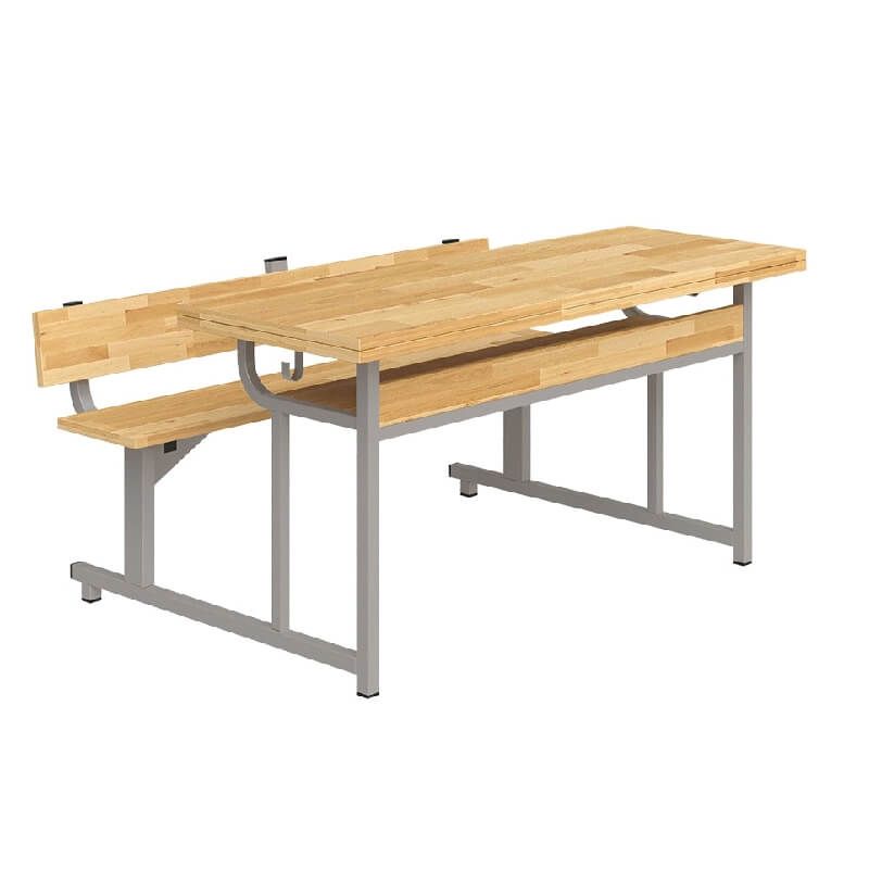 Bàn Bán Trú lớp 3-5 BBT102BG gỗ tự nhiên