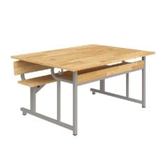 Bàn Bán Trú lớp 3-5 BBT102BG gỗ tự nhiên
