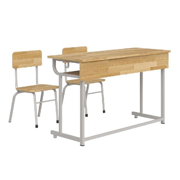 Bàn Học Sinh lớp 3-5 BHS102BRG giá rẻ gỗ cao su