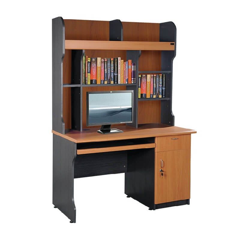 Bàn Học Sinh Có Giá Sách gỗ Laminate NTB02