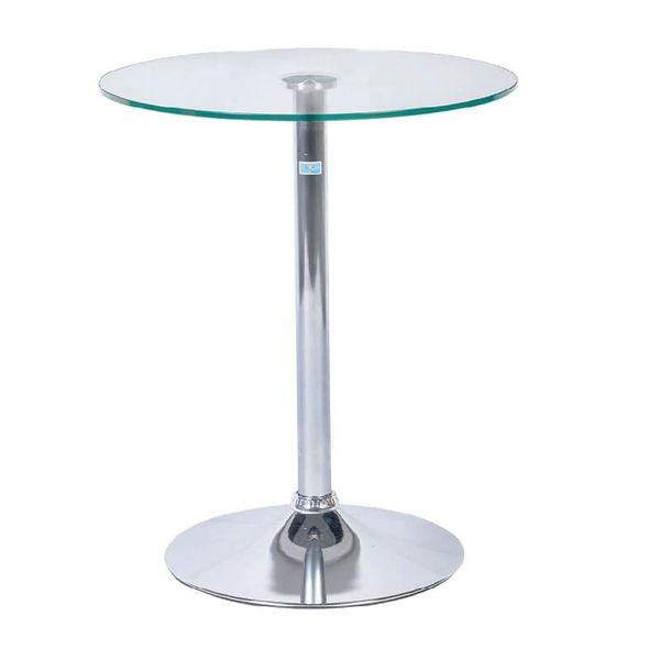 Bàn Tròn Nhỏ kính trắng Ø60 BCF106M-60
