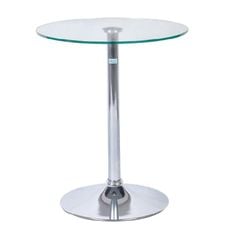 Bàn Tròn Nhỏ kính trắng Ø55 BCF106M-55