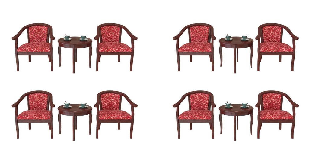 Bộ Bàn Ghế Tiếp Khách BGKS04 gỗ Acacia