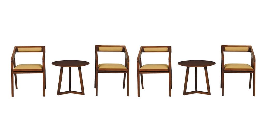 Bộ Bàn Ghế Tiếp Khách BGKS07 gỗ Acacia