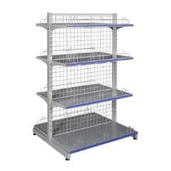 Kệ Siêu Thị 4 tầng 2 mặt GST01