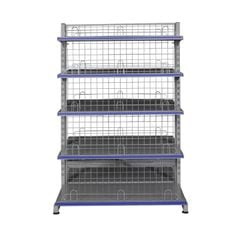 Kệ Siêu Thị 5 tầng 2 mặt GST04