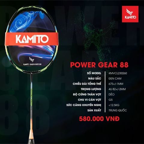  Vợt cầu lông Kamito Power Gear 88 