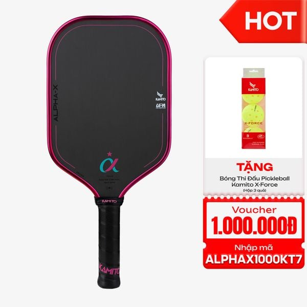  Vợt Pickleball Kamito Alpha-X (16mm) 
