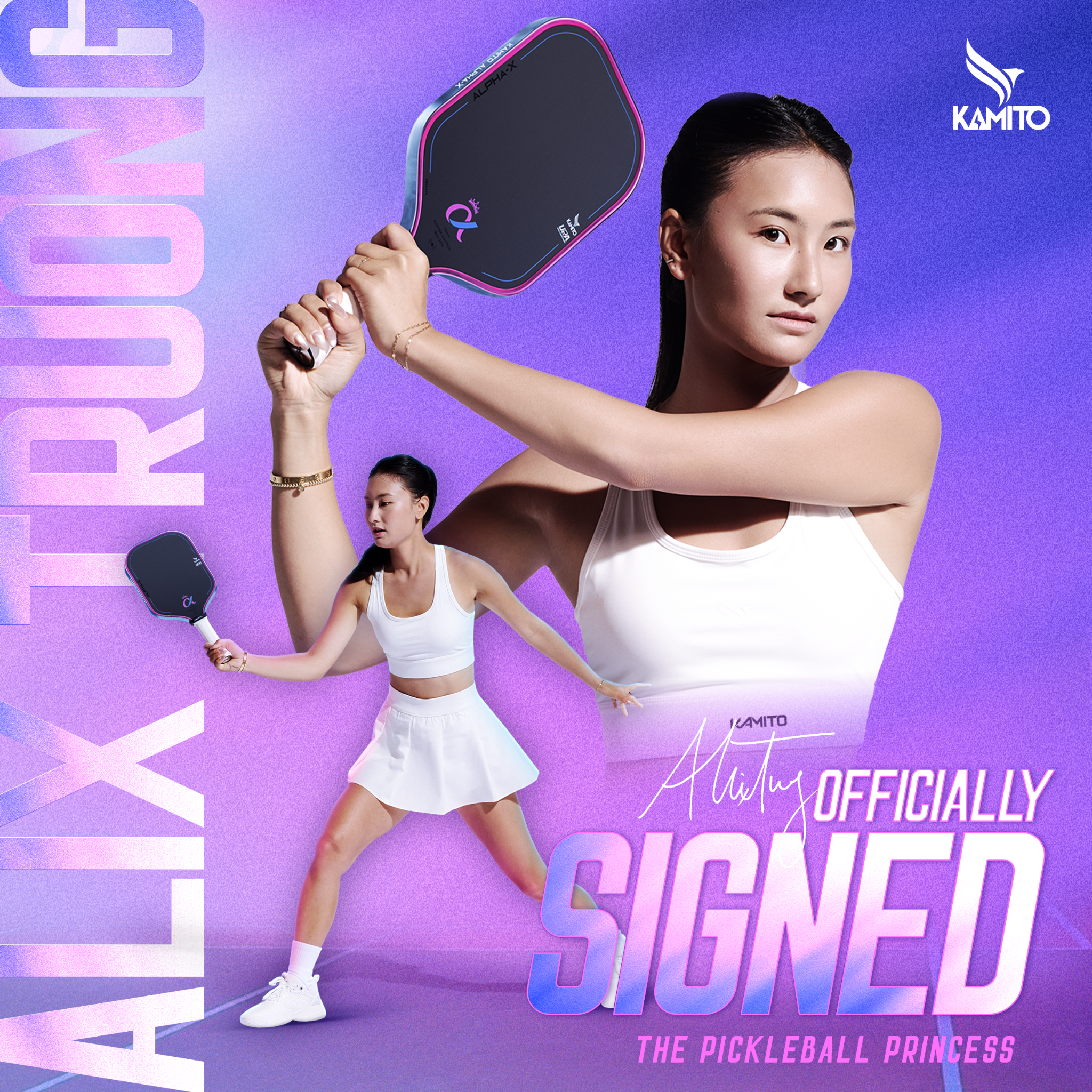  Vợt Pickleball Kamito Alpha-X Her Power 