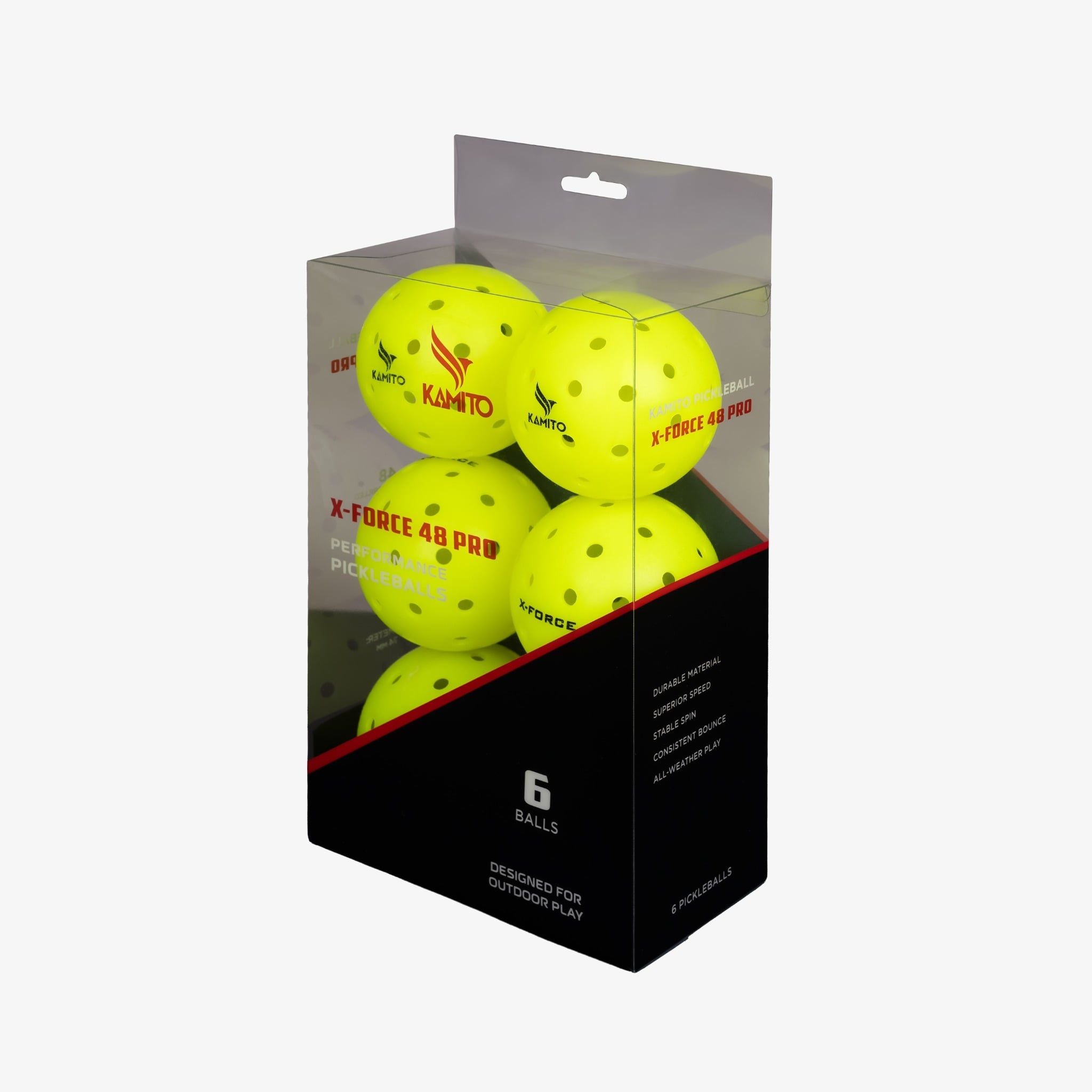  Bóng thi đấu Pickleball Kamito X-Force 48 Pro (set 6) 
