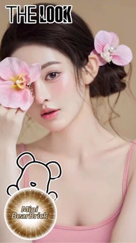 Kính Áp Tròng Mini BearBrick - Chestnut