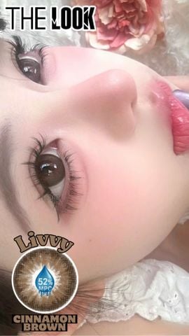 Kính Áp Tròng Livvy – Cinnamon Brown - Dòng MPC - HSD 6 tháng