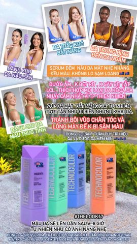 Serum Bondi Sand tan da cho mặt Technocolor 50ml