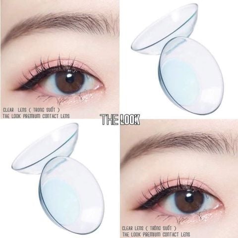 Kính Áp Tròng Trong Suốt   (Clear Lens )   - HSD 12 tháng