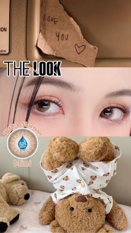 Kính Áp Tròng Mini RHEA Morgan - Amber - Dòng MPC