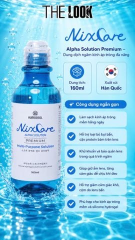 NƯỚC NGÂM  KÍNH ÁP TRÒNG NIXCARE 160ML