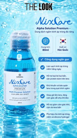 NƯỚC NGÂM  KÍNH ÁP TRÒNG NIXCARE 80ML