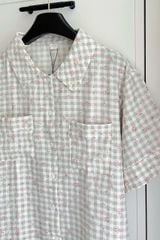 Pijama ngắn freesize FS Caro Py Set Gray