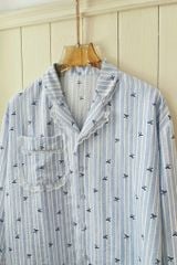 Pijama dài tay Freesize phom rộng FS Bow Stripe Long Sleeve Set