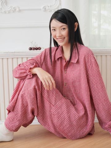 Pijama dài tay Freesize phom rộng FS Gigi Long Sleeve Set