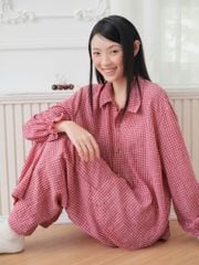 Pijama dài tay Freesize phom rộng FS Gigi Long Sleeve Set