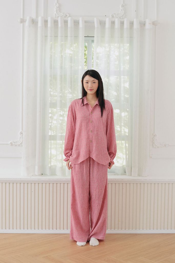 Pijama dài tay Freesize phom rộng FS Gigi Long Sleeve Set