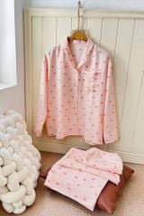 Pijama dài tay Freesize phom rộng FS Sweetheart Long Sleeve Set