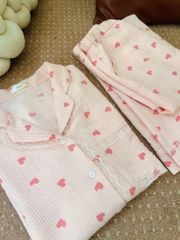 Pijama dài tay Freesize phom rộng FS Sweetheart Long Sleeve Set