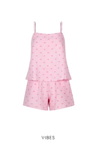 Bộ đồ 2 dây Cheris Straps Set in Pink